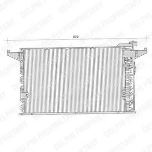 TSP0225235 DELPHI Condenser, air conditioning