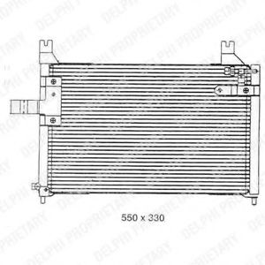 TSP0225301 DELPHI Condenser, air conditioning