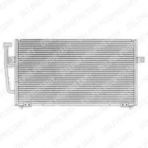 TSP0225333 DELPHI Condenser, air conditioning