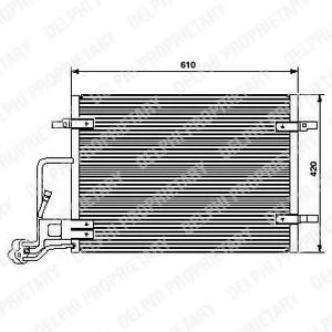 TSP0225453 DELPHI Condenser, air conditioning