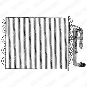 TSP0525100 DELPHI Evaporator, air conditioning