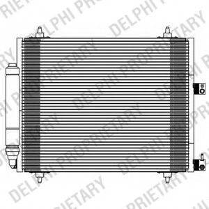 TSP0225595 DELPHI Condenser, air conditioning