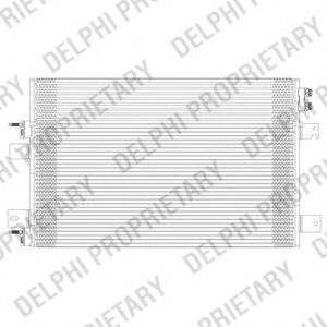 TSP0225601 DELPHI Condenser, air conditioning