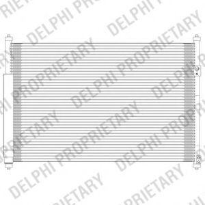 TSP0225623 DELPHI Condenser, air conditioning