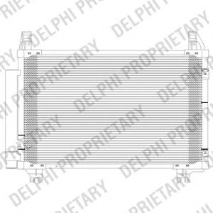 TSP0225624 DELPHI Condenser, air conditioning