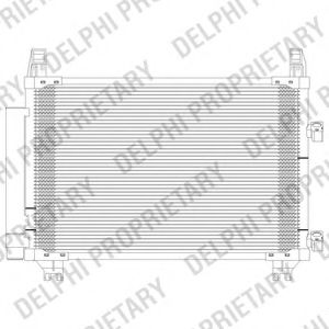 TSP0225625 DELPHI Condenser, air conditioning