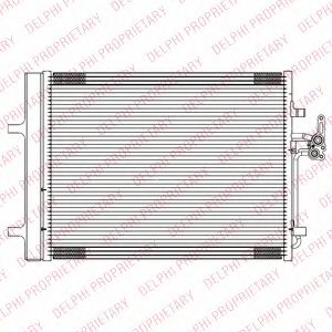 TSP0225689 DELPHI Condenser, air conditioning