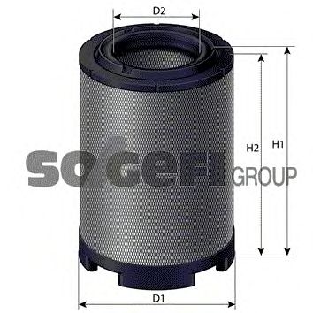 FLI6962 SOGEFIPRO Система подачи воздуха Воздушный фильтр