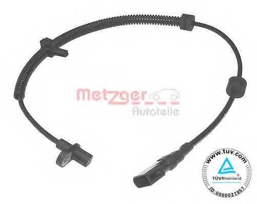 0900017 METZGER Brake System Sensor, wheel speed