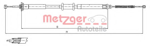 12.0715 METZGER Комплект прокладок, головка цилиндра