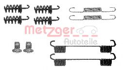 105-0874 METZGER Accessory Kit, parking brake shoes
