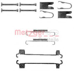 105-0875 METZGER Brake System Accessory Kit, parking brake shoes