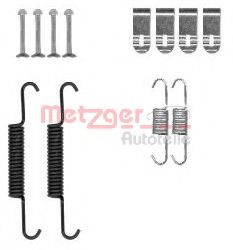 105-0881 METZGER Accessory Kit, parking brake shoes