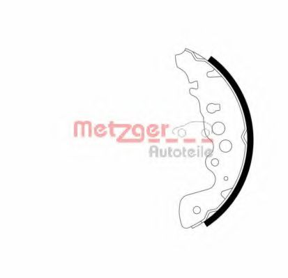 MG 730 METZGER Brake Shoe Set
