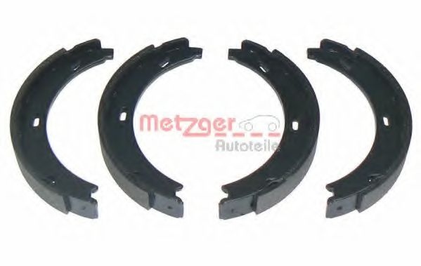 MG 779 METZGER Brake System Brake Shoe Set, parking brake