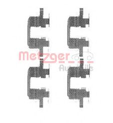 109-1711 METZGER Accessory Kit, disc brake pads