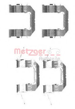 109-1722 METZGER Accessory Kit, disc brake pads