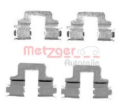 109-1731 METZGER Тормозная система Комплектующие, колодки дискового тормоза