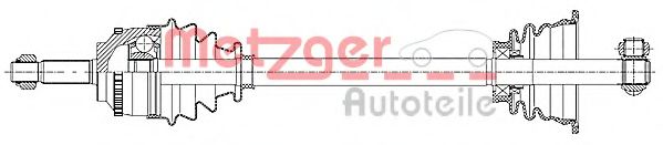 7210025 METZGER Drive Shaft