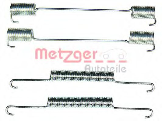 105-0520 METZGER Тормозная система Комплектующие, тормозная колодка