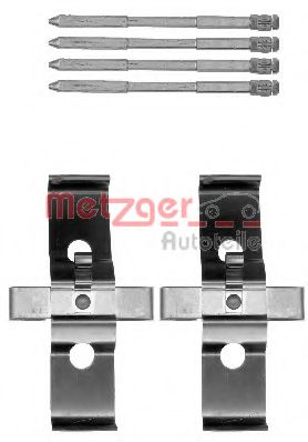 109-1796 METZGER Accessory Kit, disc brake pads
