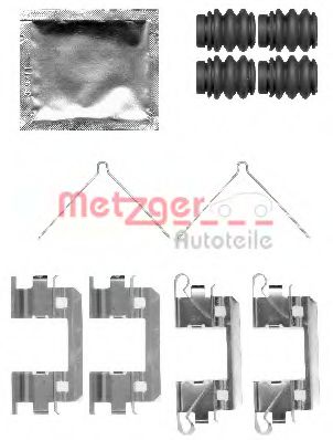 109-1811 METZGER Accessory Kit, disc brake pads