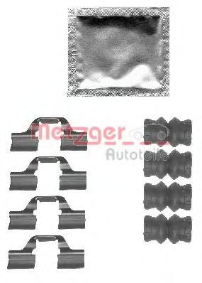 109-1827 METZGER Brake System Accessory Kit, disc brake pads
