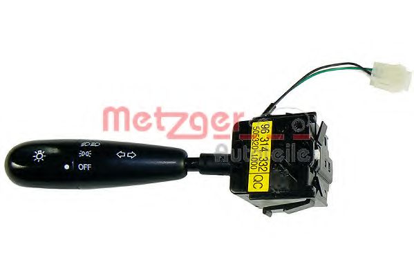 0916190 METZGER Switch, headlight