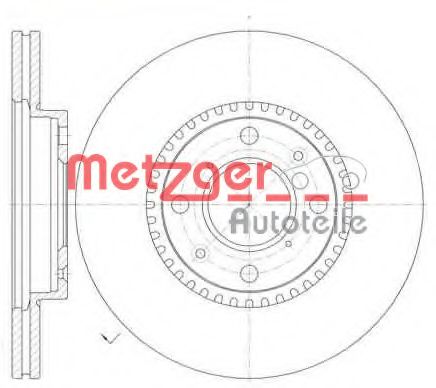 61002.10 METZGER Brake System Brake Disc
