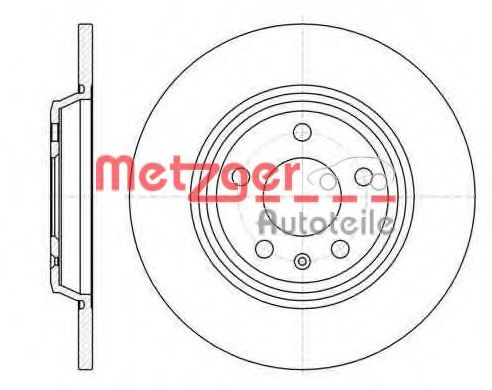 61112.00 METZGER Brake Disc