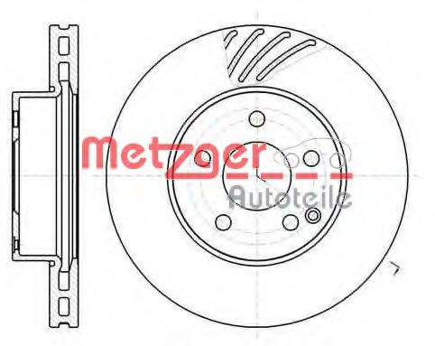61184.10 METZGER Brake System Brake Disc