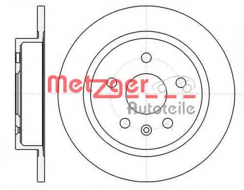 61279.00 METZGER Brake Disc