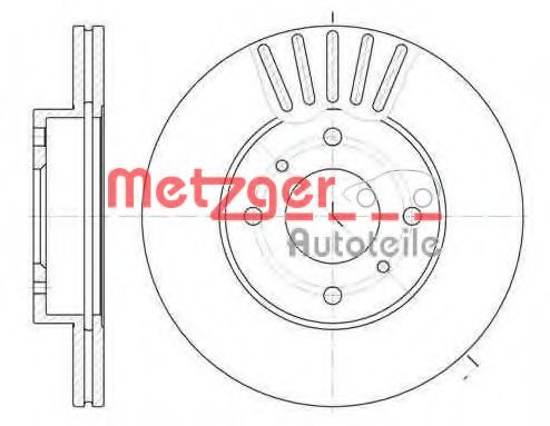 6179.10 METZGER Brake Disc