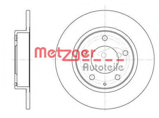 6206.00 METZGER Brake Disc
