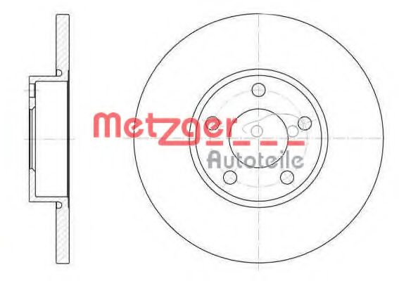 6327.00 METZGER Brake Disc