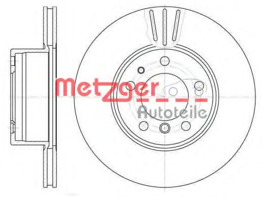 6348.10 METZGER Brake System Brake Disc