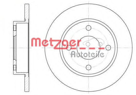 6427.00 METZGER Brake Disc