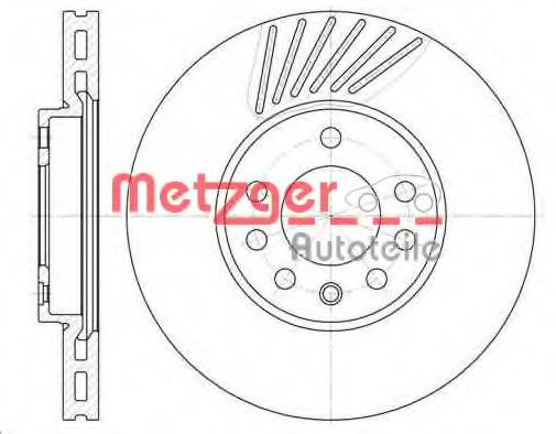 6494.10 METZGER Brake Disc