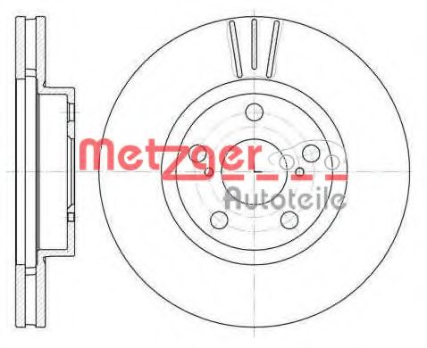6577.10 METZGER Brake System Brake Disc