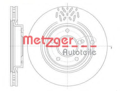 6996.10 METZGER Brake Disc