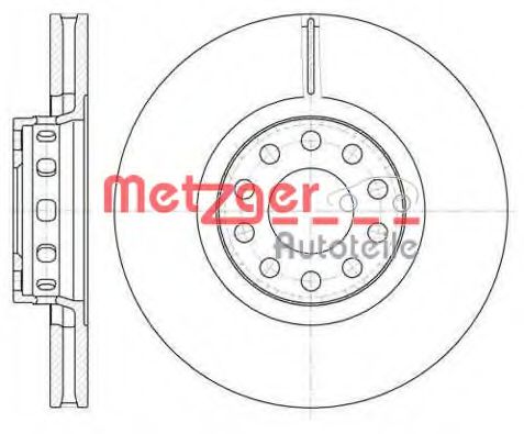 6110462 METZGER Brake Disc