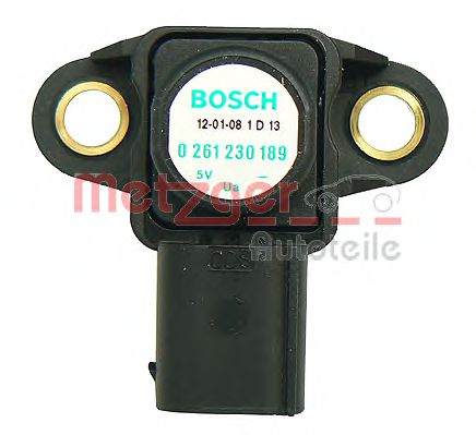 0906089 METZGER Sensor, boost pressure