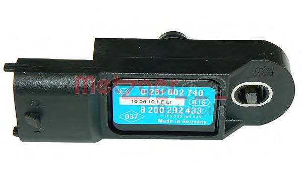 0906118 METZGER Sensor, boost pressure