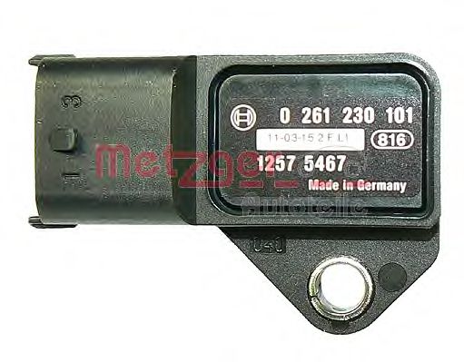 0906121 METZGER Sensor, intake manifold pressure