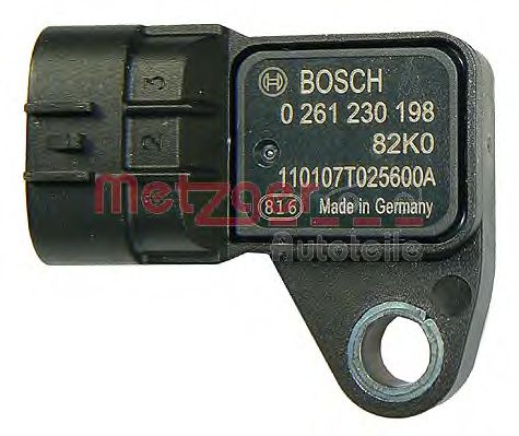 0906141 METZGER Sensor, intake manifold pressure