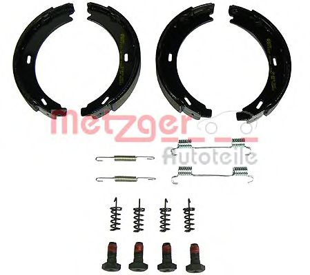 KR 216 METZGER Brake System Brake Shoe Set, parking brake