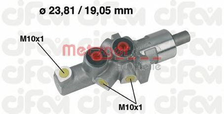 202-177 METZGER Brake System Brake Master Cylinder