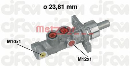 202-358 METZGER Brake System Brake Disc