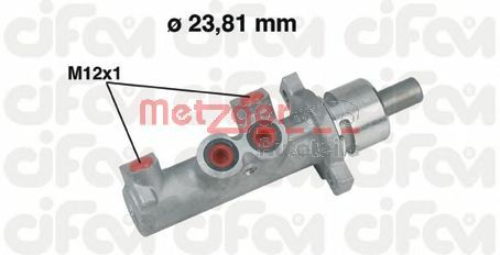 202-366 METZGER Тормозная система Тормозной диск