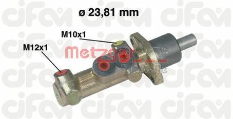 202-386 METZGER Brake Master Cylinder